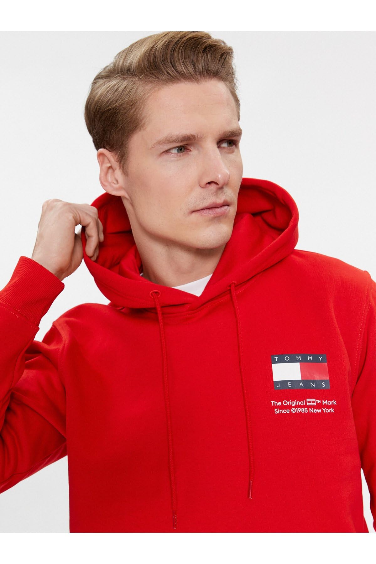 Tommy Hilfiger Bluza sportowa Mężczyźni Tjm Reg Essential Flag Hood Ext