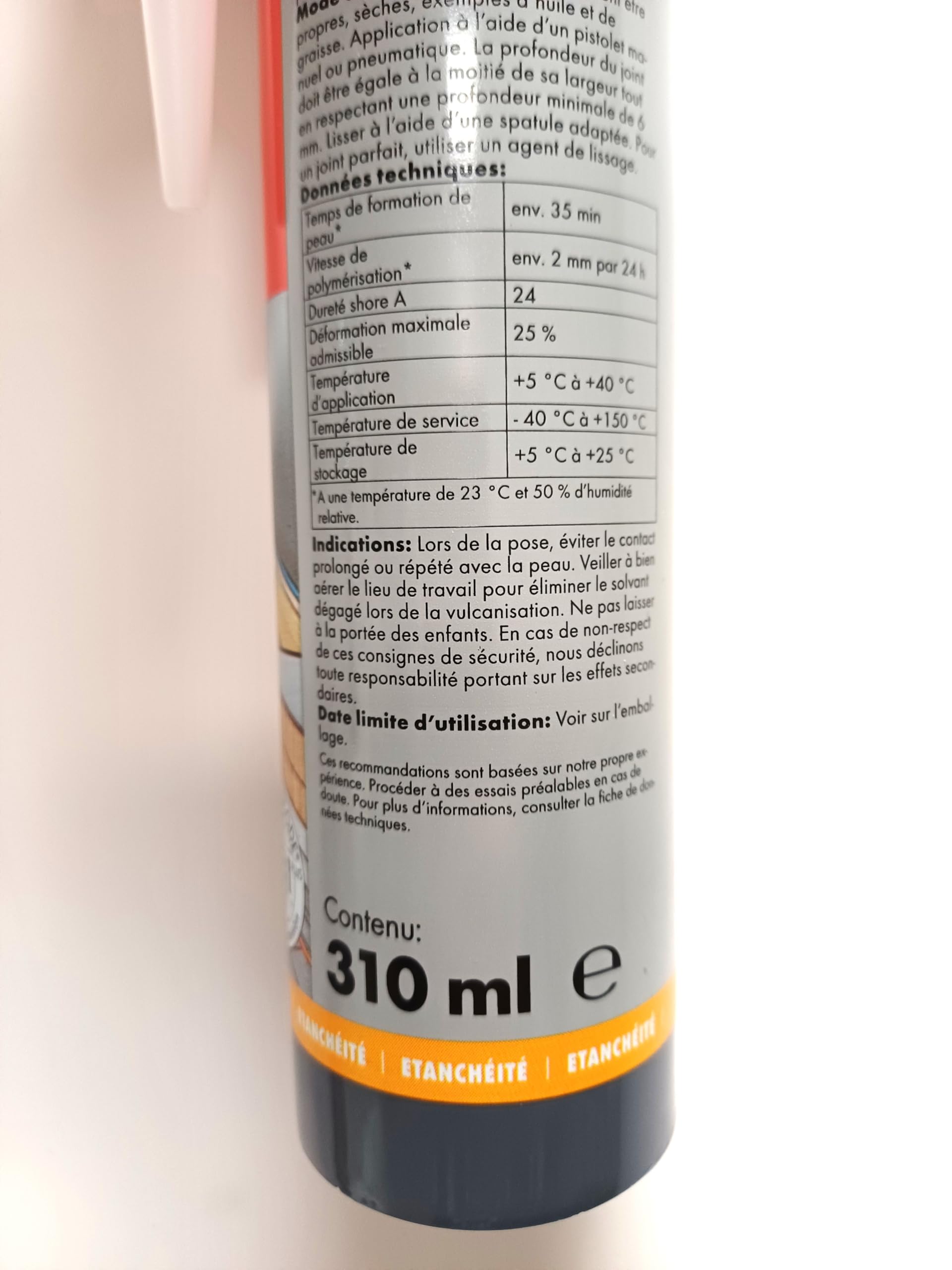 Sigillante in silicone neutro A8 PRO BAT