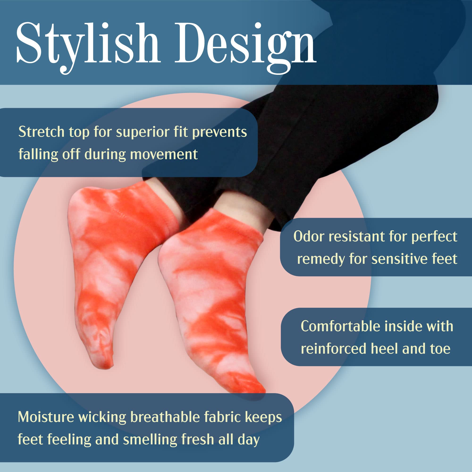 BambooMN Women's Rayon from Bamboo Athletic Tie Dye Ankle Socks - Green - 2 pairs