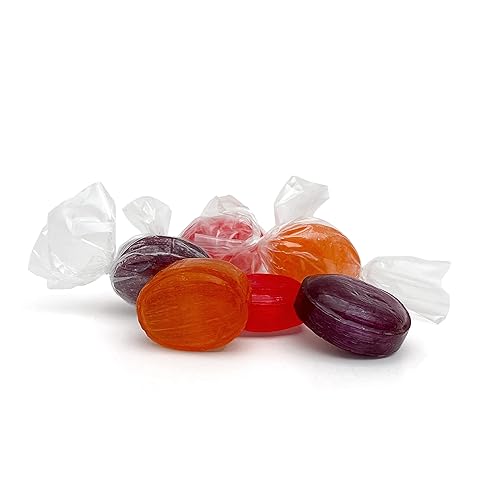 Miniatura 7 de Funtasty Caramelos duros surtidos de gotas de frutas, envueltas individualmente, paquete a granel de 2 libras
