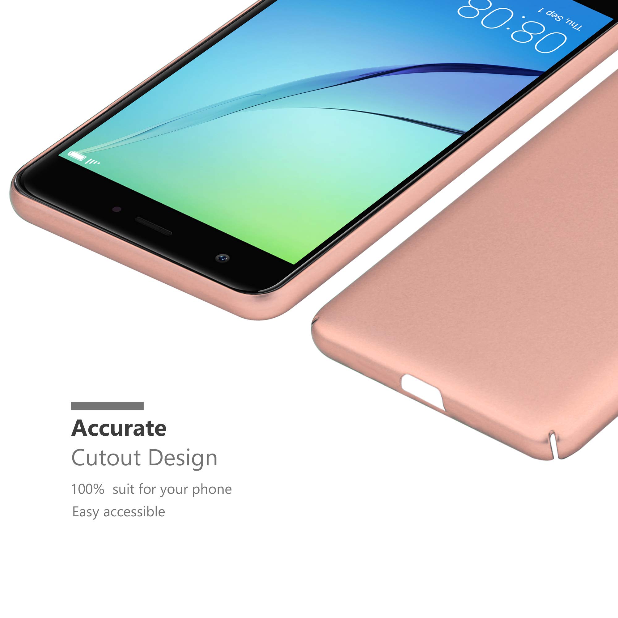 Cover Huawei Mate S Cadorabo Rosa con Laccio - Protezione a Tracolla
