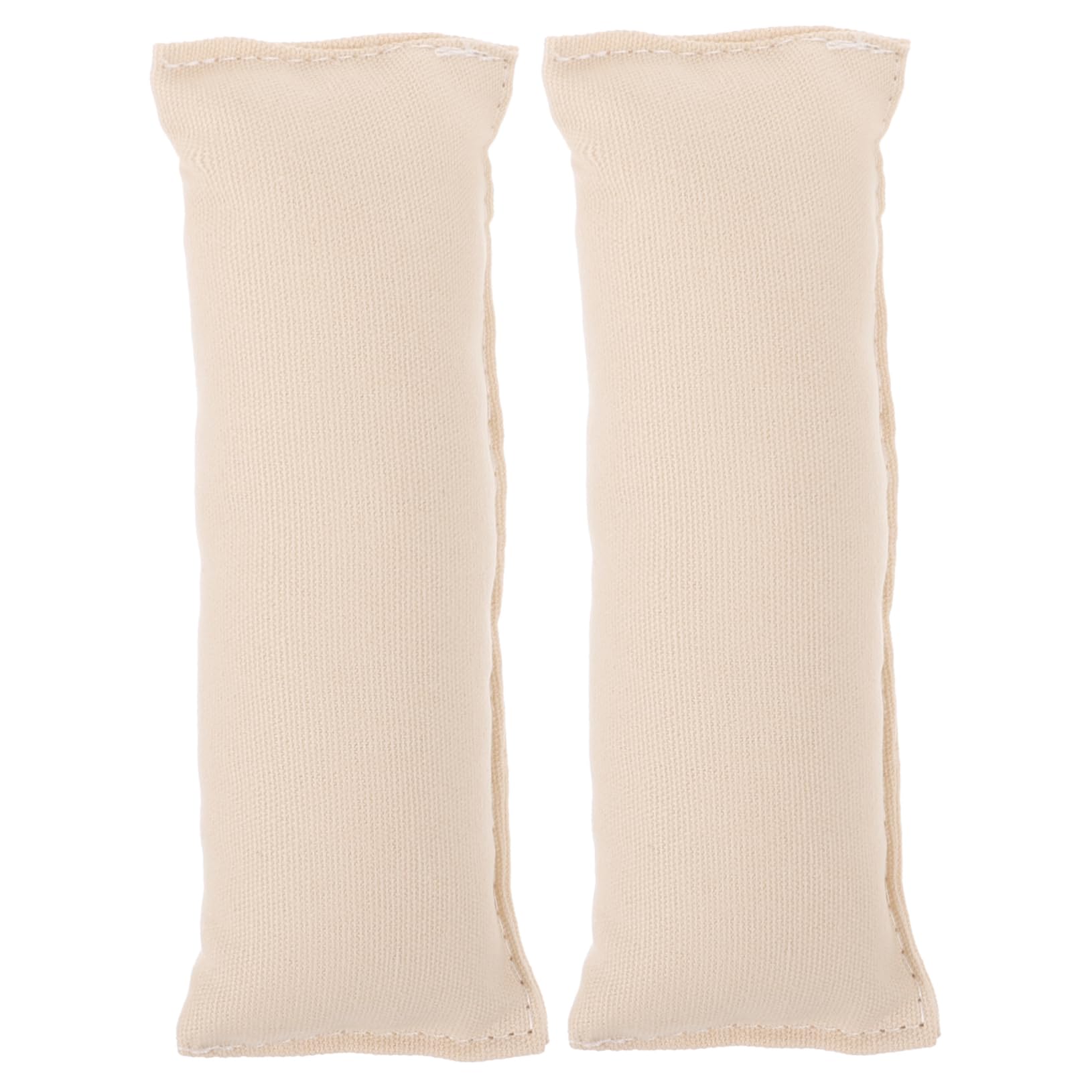 2pcs Cotton Elbow Pad for Computer Desk Creamy White Slip Wrist Support Mat Ergonomic Cushion for Office Keyboard