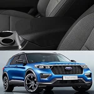 Car Center Console Cover For Ford Explorer 2011-2019, Pu Leather Covers - View #7