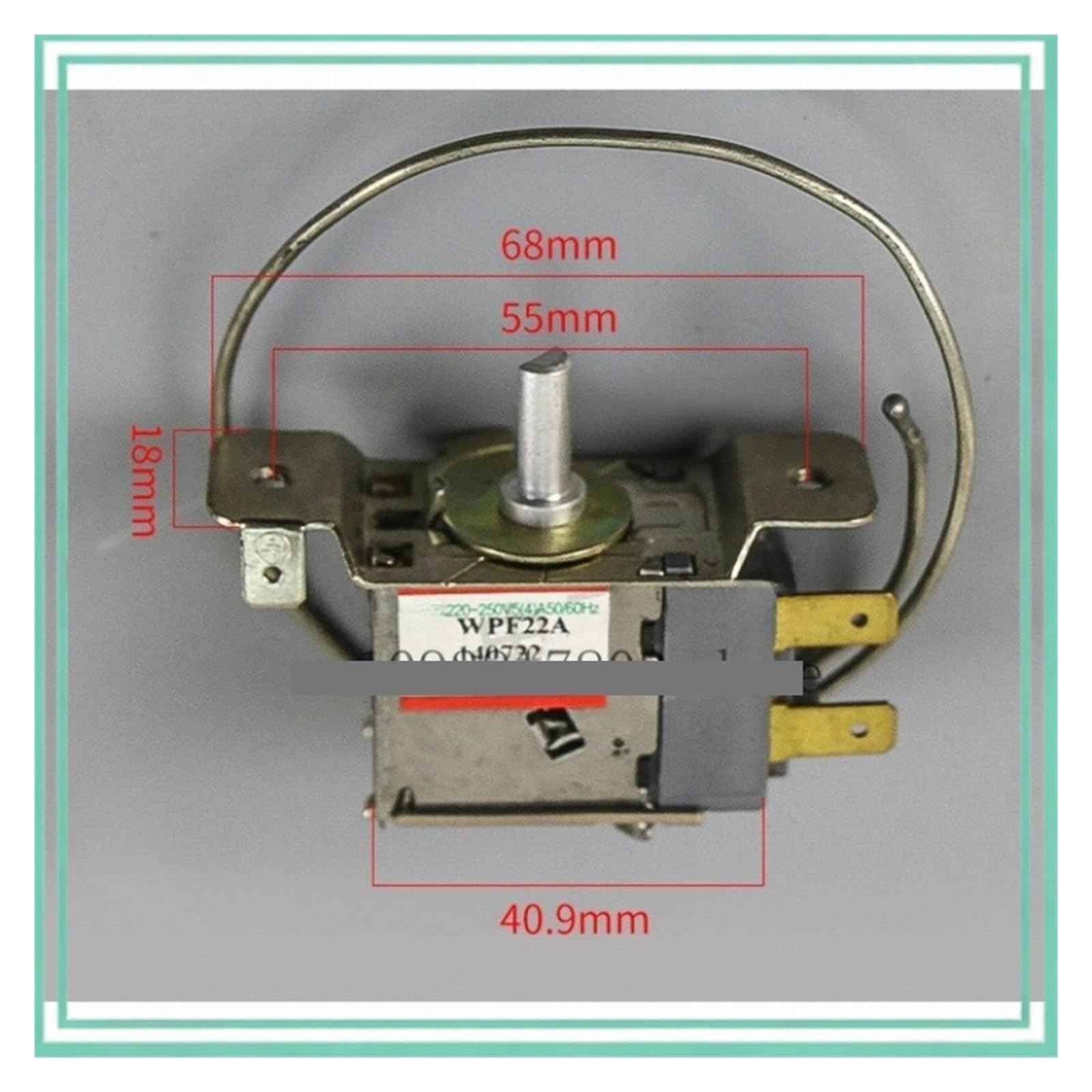 Interruttore Termostato Meccanico for Frigorifero WPF22A 2 Pin AC 220-240 V. Parti Del Congelatore