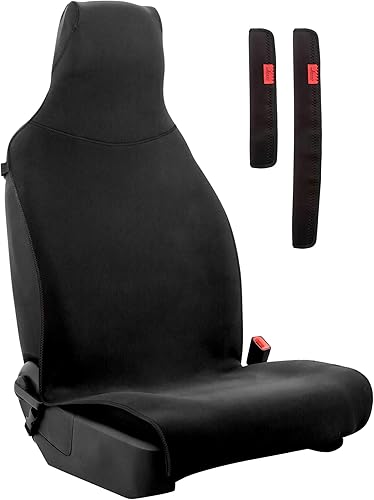 Lusso Gear Funda impermeable para asiento de automóvil repele el sudor y los líquidos resistente al olor protege los asientos se adapta a todos los