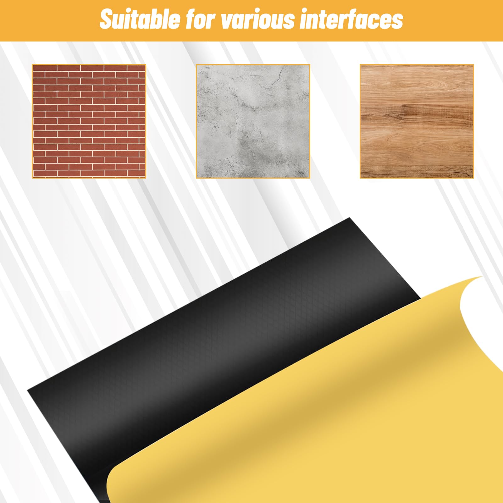 Set di 4 protezioni da parete per garage, colore nero, autoadesive, 3 cm, extra spesse, per auto, garage, porta del garage