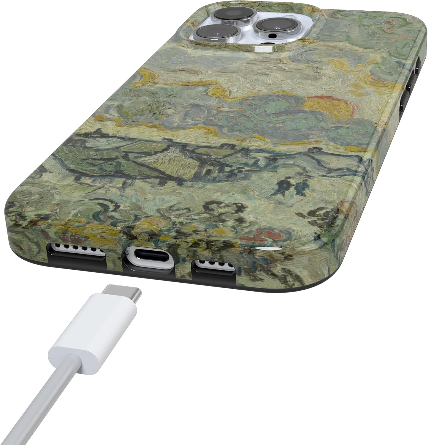 Casely iPhone 16 Pro Case | Van Gogh | Reminiscence of Vincent | Compatible with MagSafe | Classic Ultra Slim Design