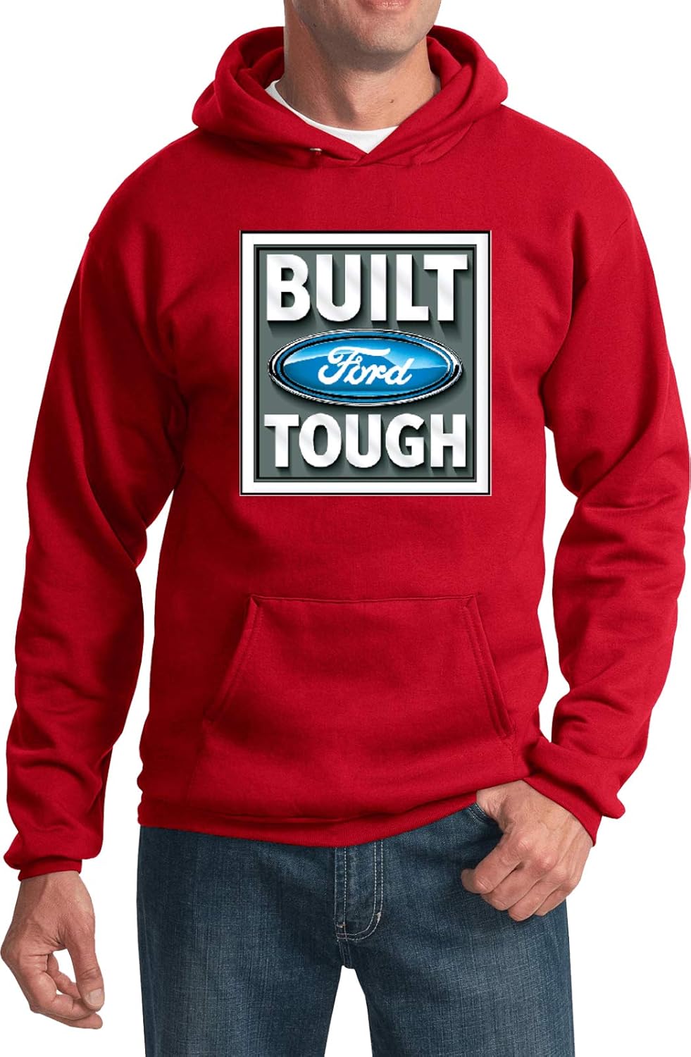 Buy Cool Shirts Built Ford Tough Hoodie