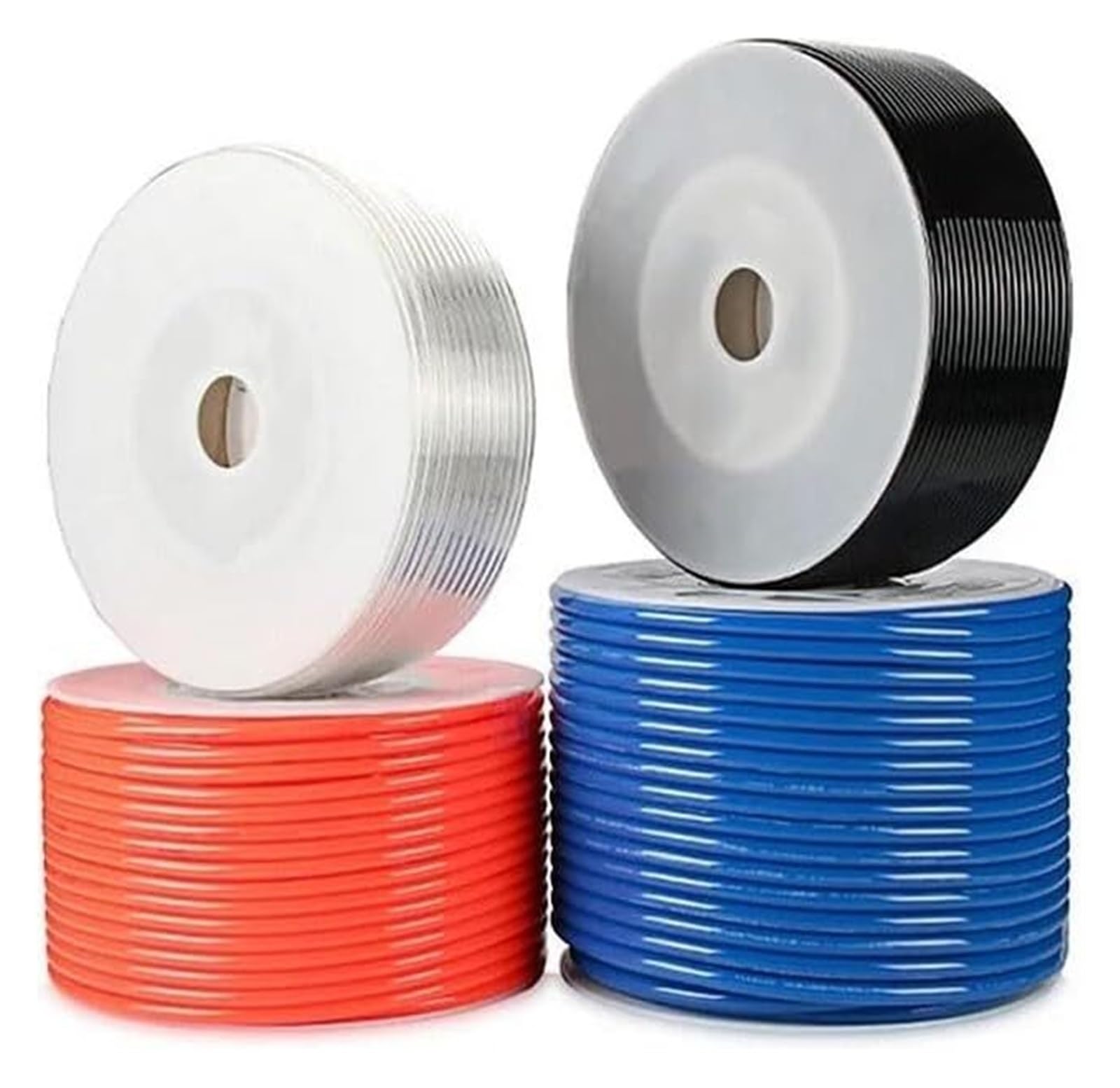 Manguera de aire de PU, manguera de compresor, manguera de aire de goma flexible, tubo neumático, mangueras de PU de 12 mm y 14 mm for compresor, tubería de poliuretano.(12mm Od X 8mm Id,10 Meters)