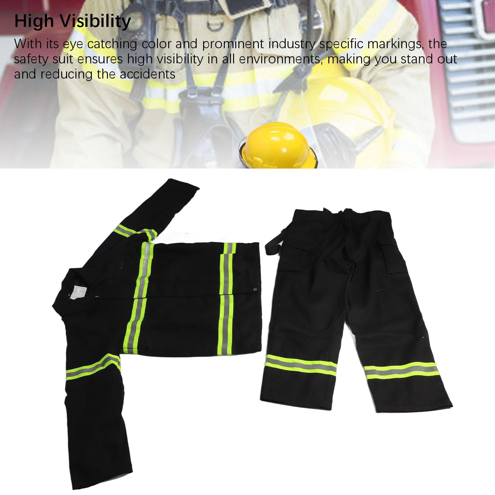 CHICIRIS Tuta da Lavoro Ignifuga Ad Alta visibilità Protezione Completa per la Sicurezza Lavoro Abbigliamento Termoisolante Blu Navy Set da 5 Pezzi