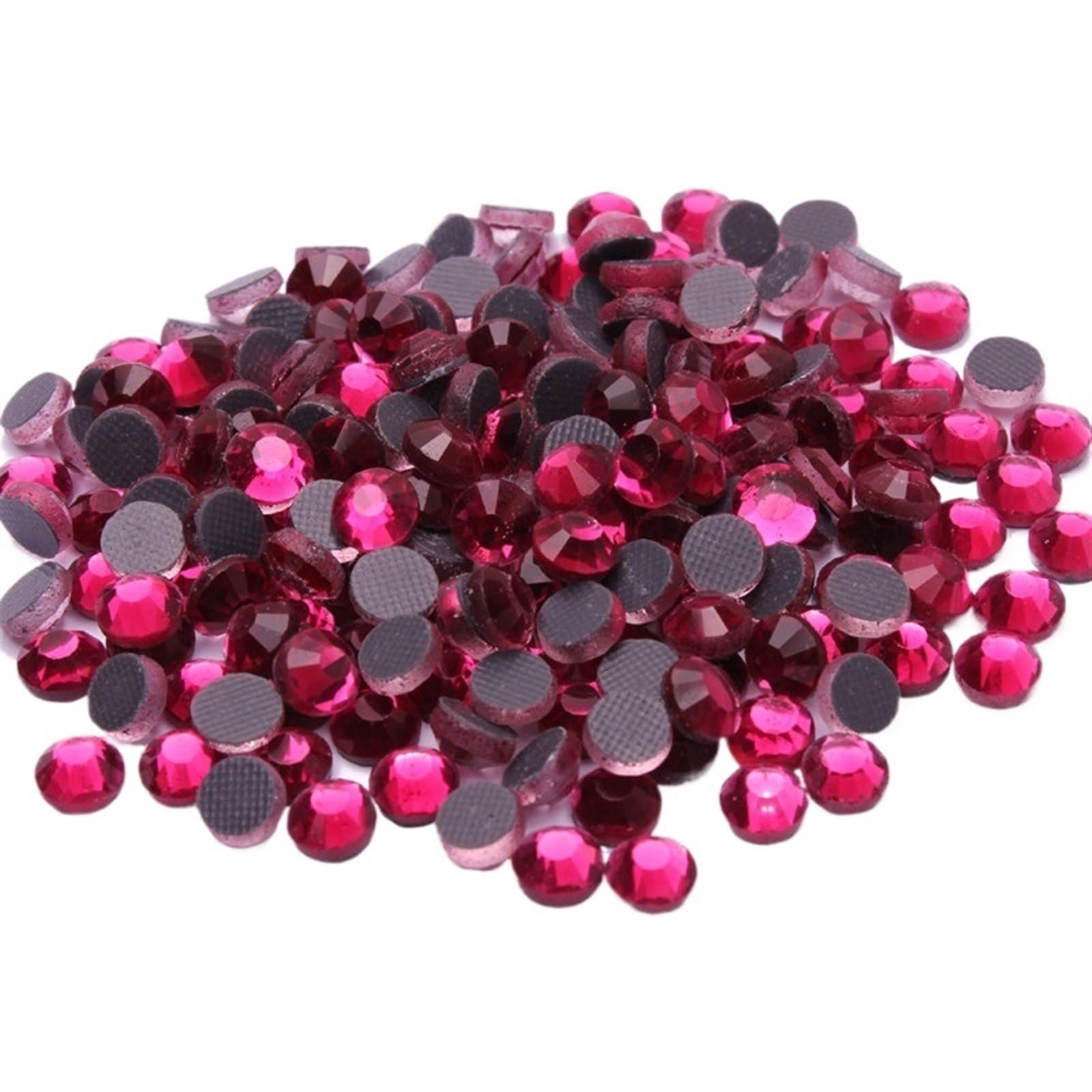 Hotfix Rhinestones Hotfix Rhinestone Crystal with Glue On Flatback Crystal Glass Rhinestone(Color:Rose,Size:SS20 720pcs)