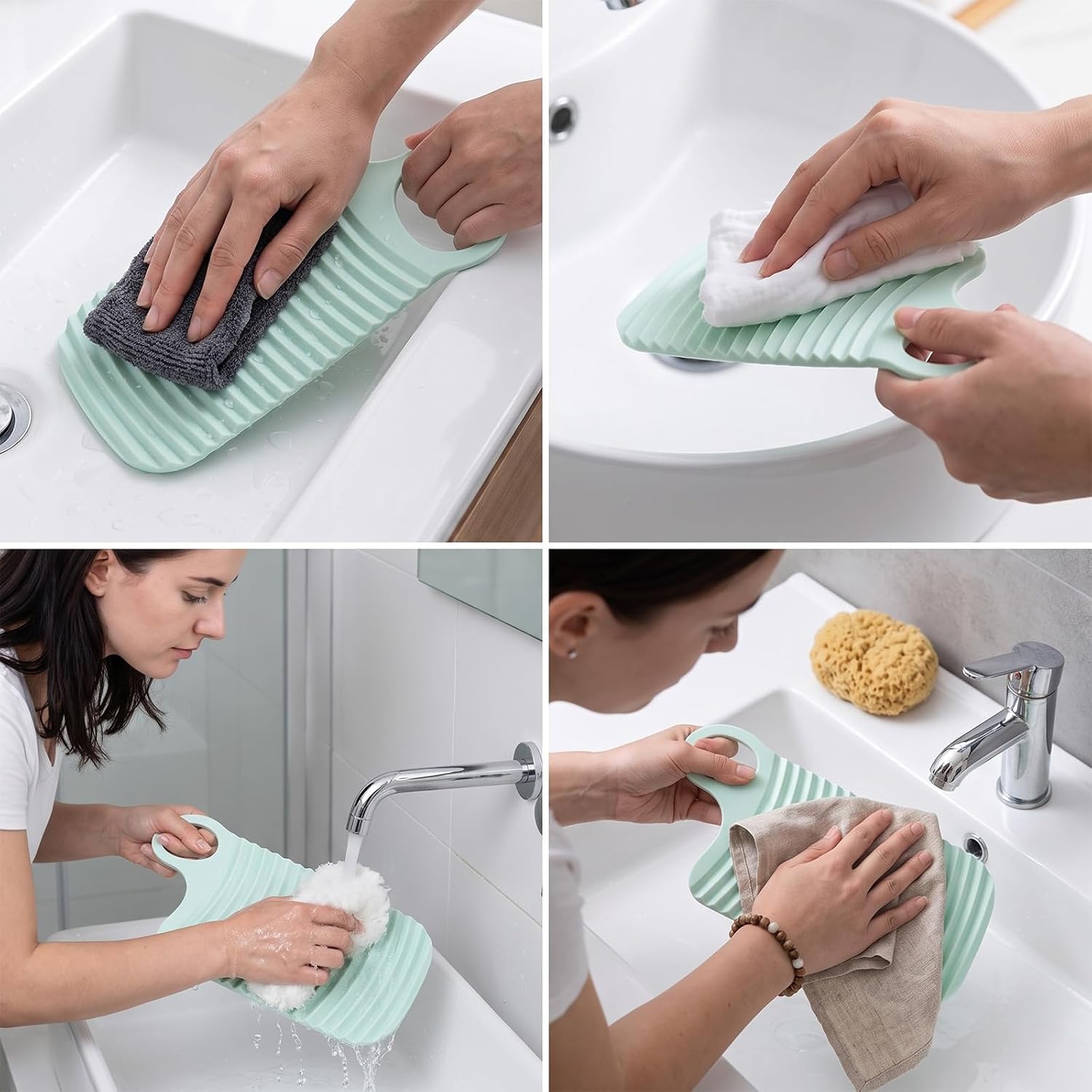 3 Pcs Mini Washboard Wash Board Laundry Washing Board