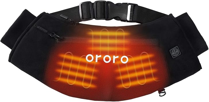 ORORO Heated Hand Warmer Pouch, Up to 14 Hours of Warmth, Heated Hand Muff with USB-C Rechargeable Battery