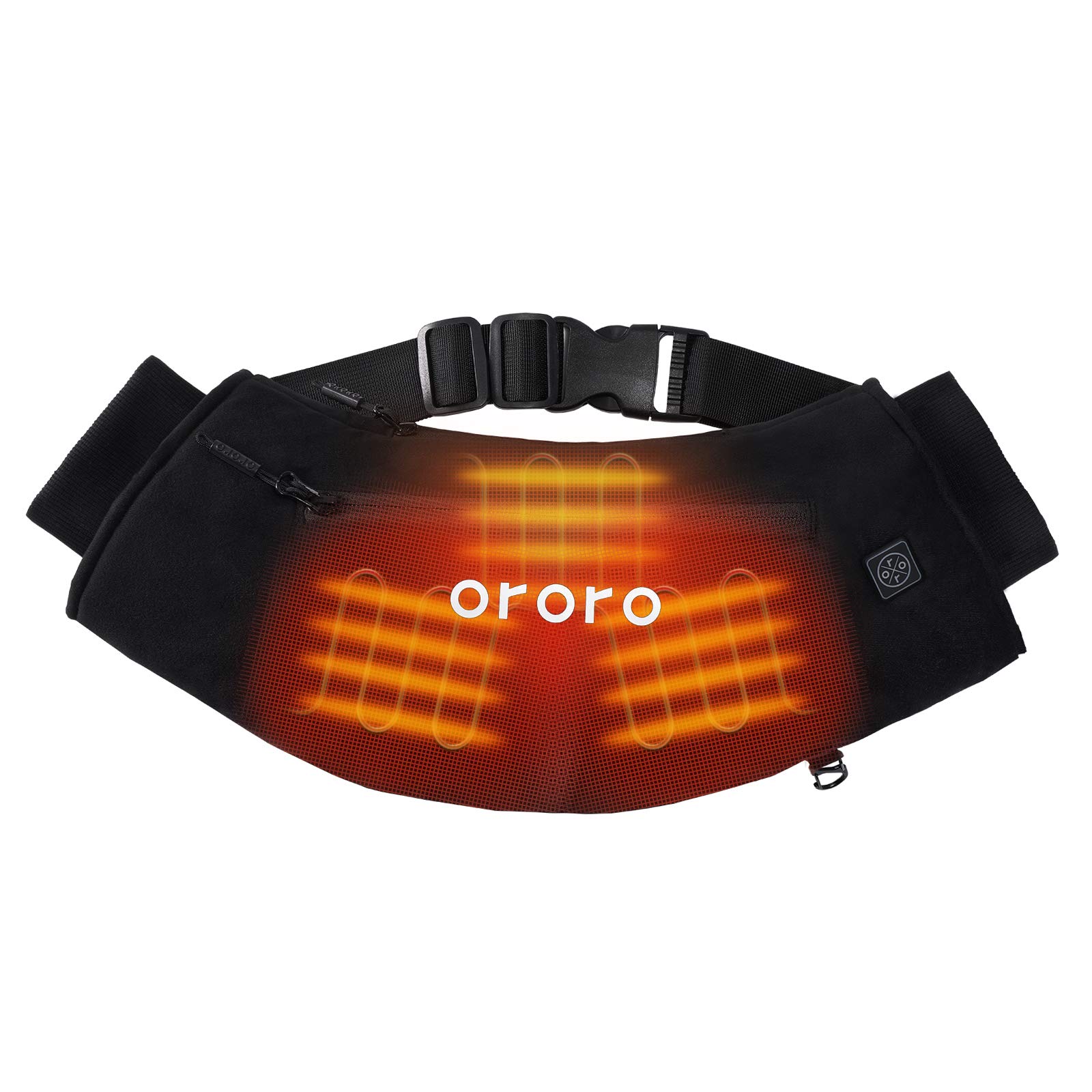 ORORO Heated Hand Warmer Pouch, Up to 14 Hours of Warmth, Heated Hand Muff with USB-C Rechargeable Battery