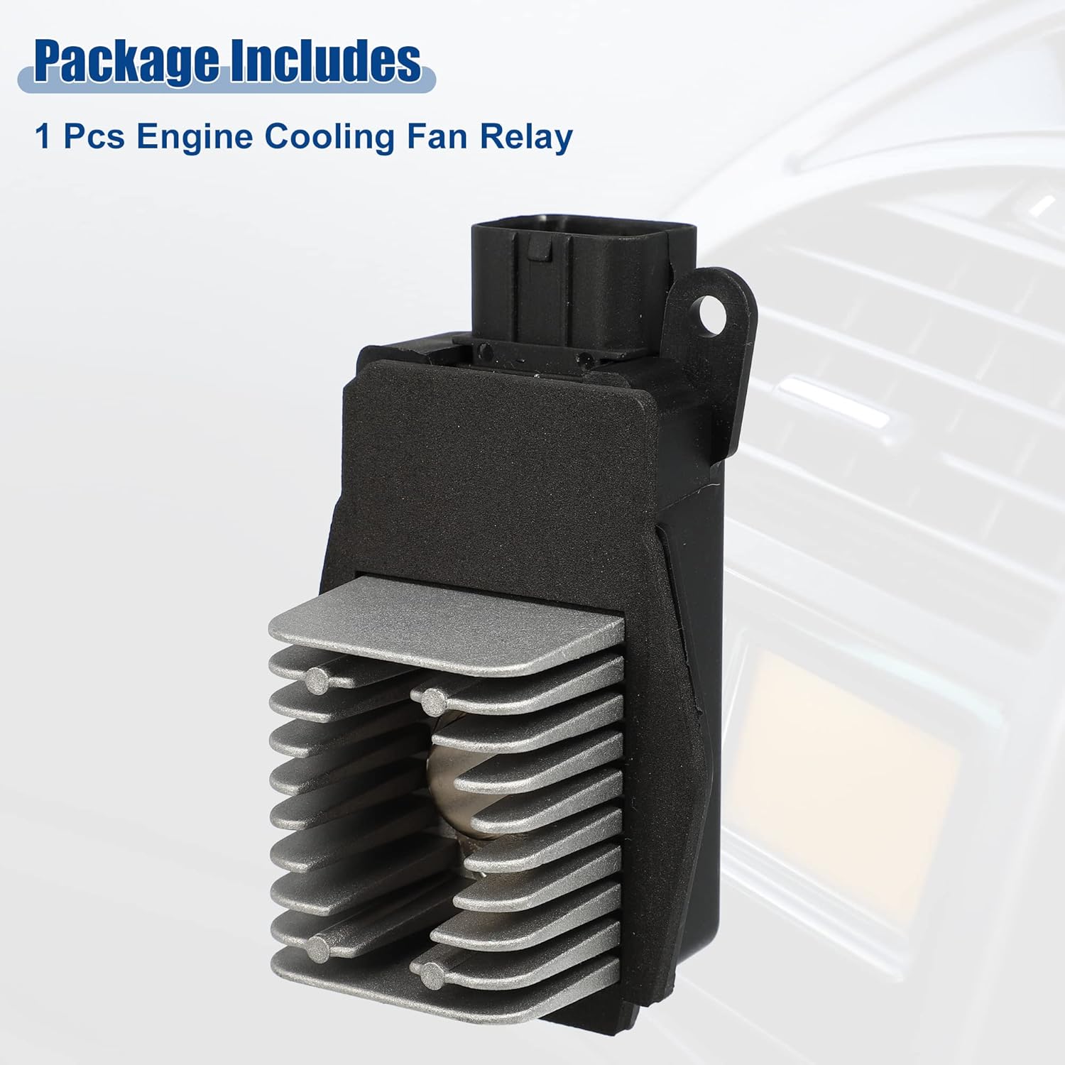 ACROPIX HVAC Blower Motor Resistor Heater Fit for Lincoln Navigator 2002-2010 6L2Z19E624A - Pack of 1 Black Silver Tone
