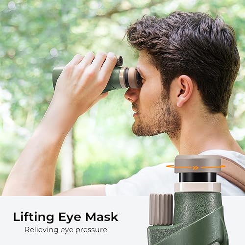 Miniatura 6 de K&F Concept Telescopio monocular de 12 x 50 con paño de limpieza, lente FMC y telescopios prisma BAK4 para adultos, monocular Sky Captain HD para