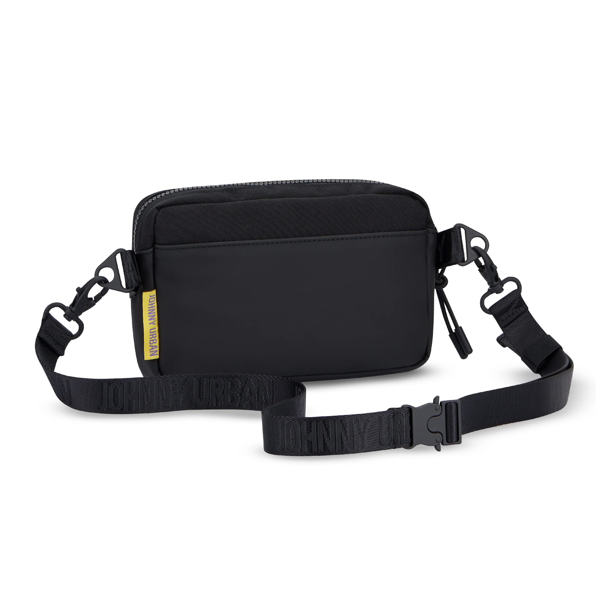 Johnny Urban Marsupio Donna Nero - Elliot - Borsa per Festival, Viaggi e Sport - Piccolo Borsello Elegante alla Moda - Impermeabile