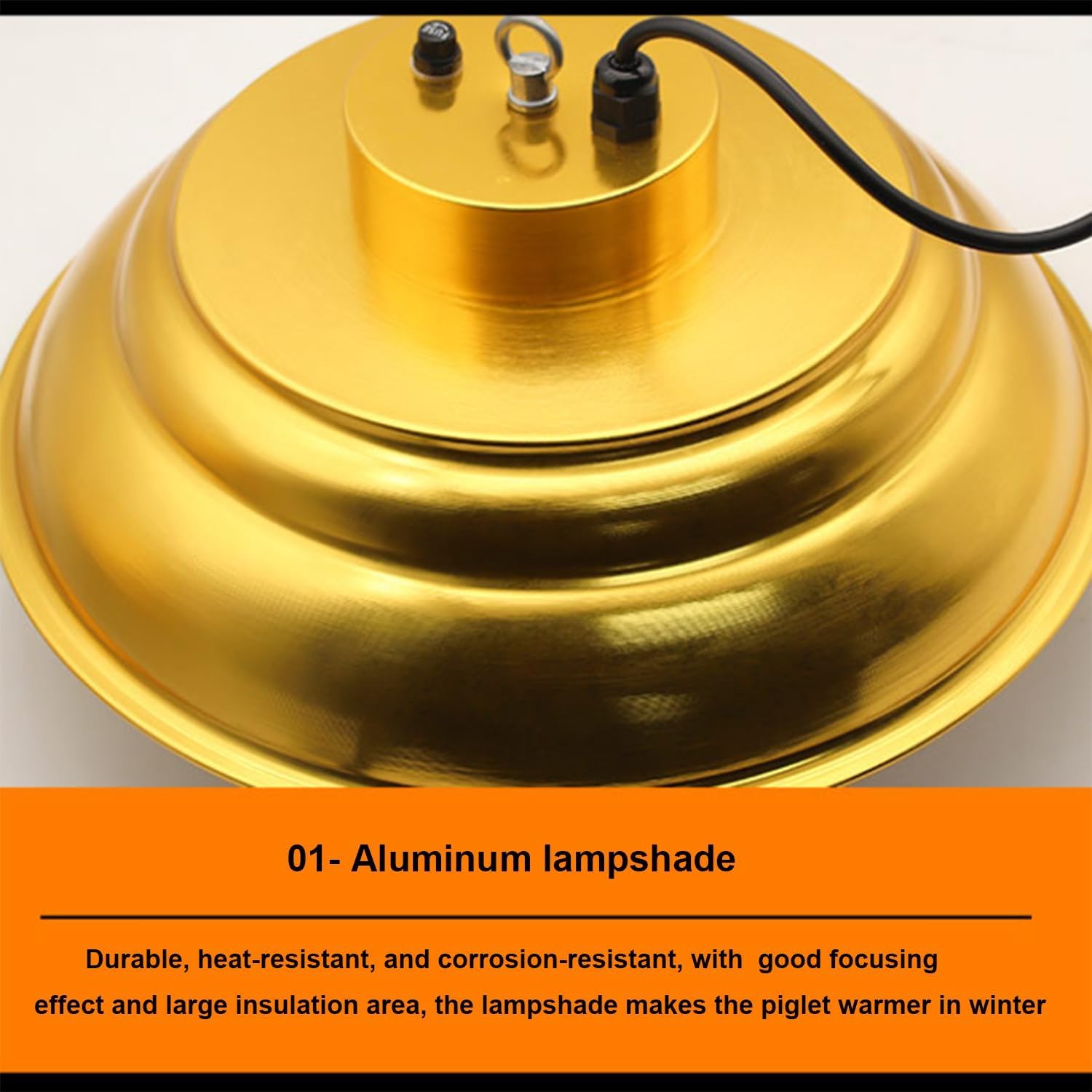 Geflügel Wärmelampe, Energiesparend Und Wasserdicht, Wärmelampe Für Hühner, Für Hühner Haustier Badezimmer Wärmelampe, Medium