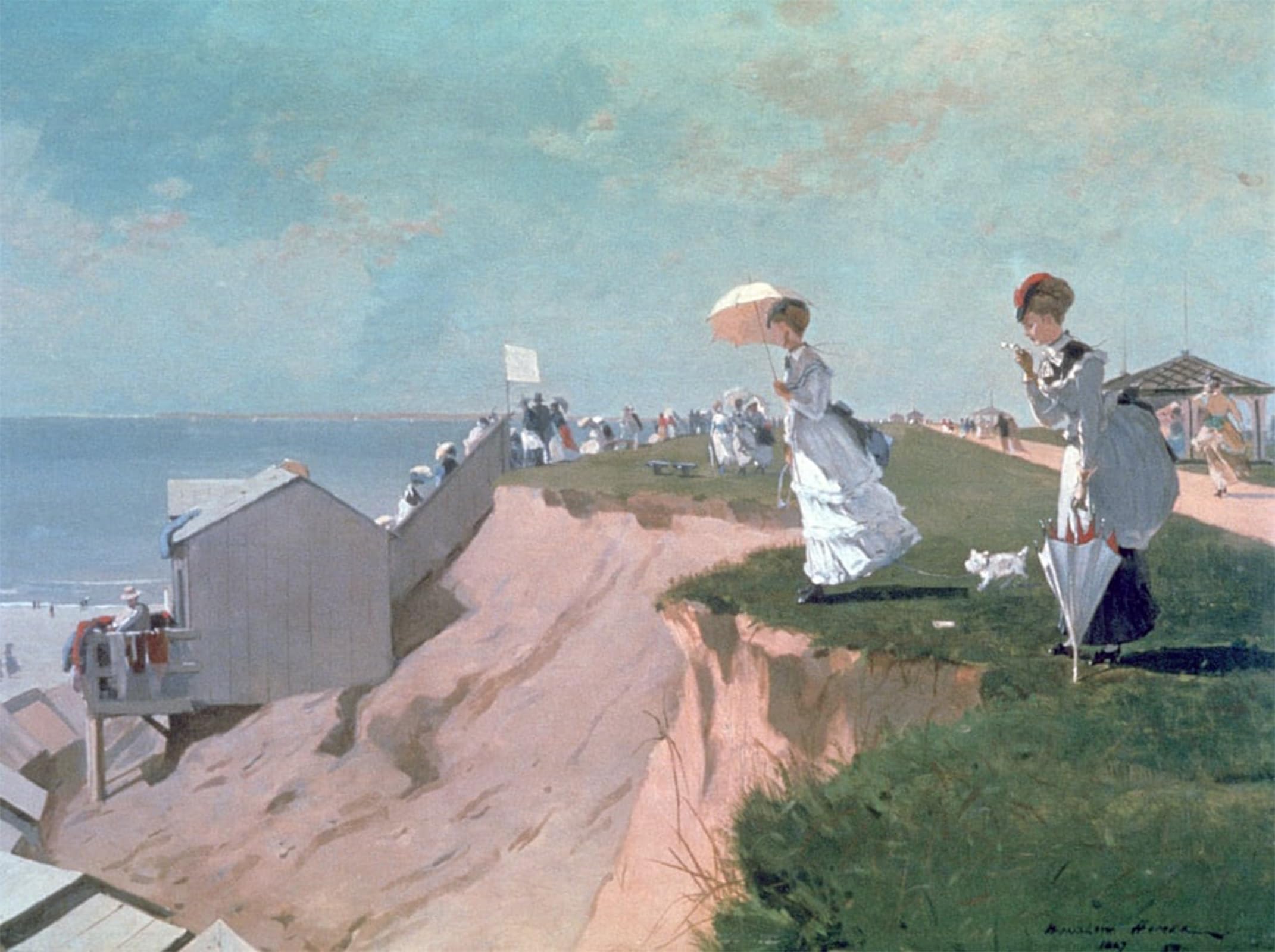 POSTERIIk Famous Animal Posters Vintage Picture Long Branch by Winslow Homer Modern Wall Decor for Home Decor 60x90cm
