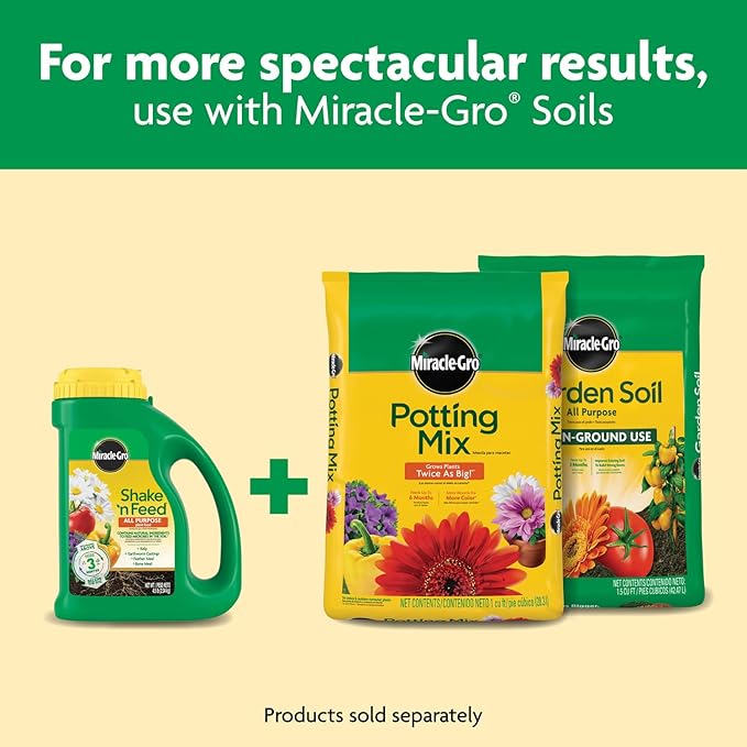 Miracle-Gro Shake 'N Feed Alimento para Plantas Todo Uso - 4.5 lbs miniatura 11