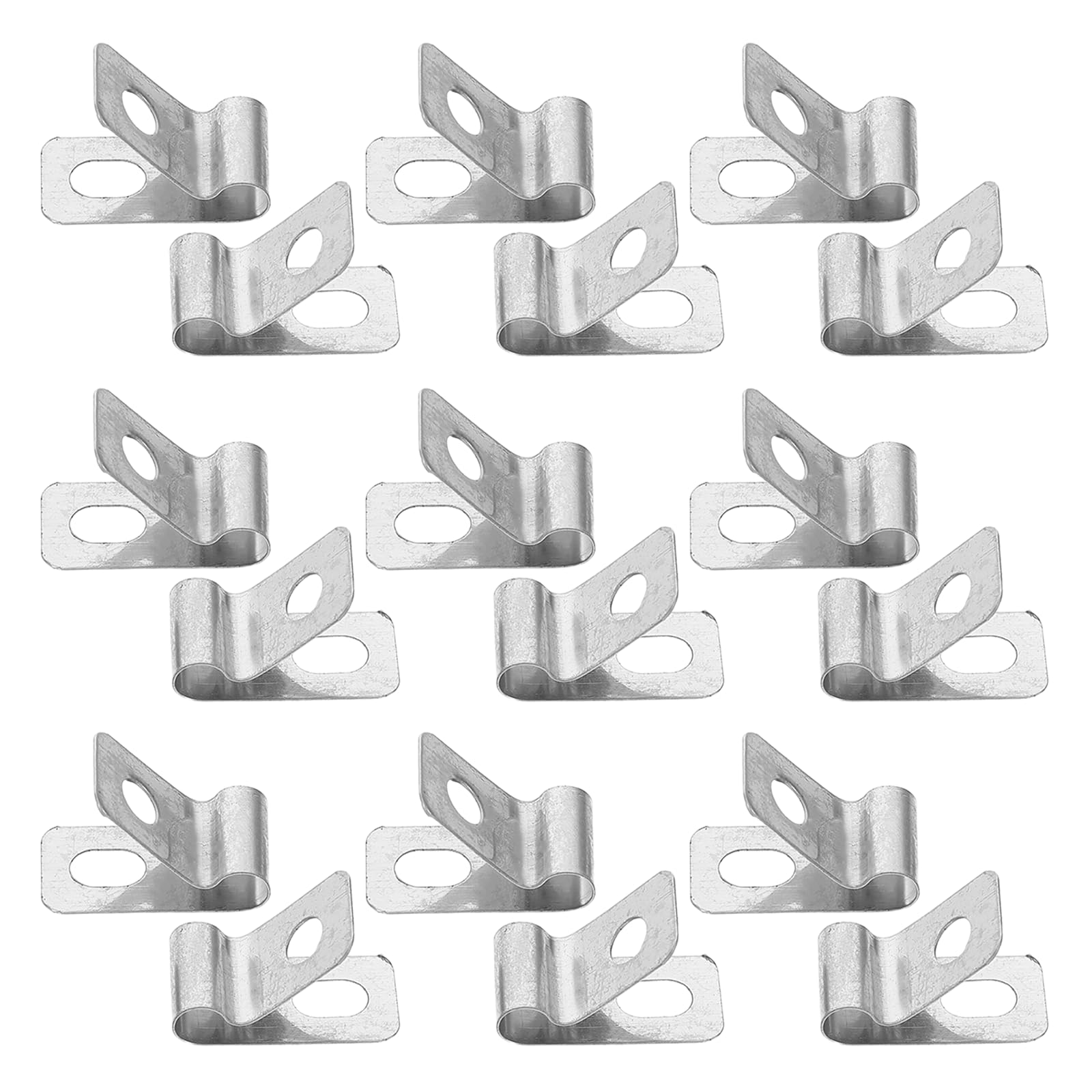 Clips de acero inoxidable SHINEOFI, herrajes de alta durabilidad para vallas de vinilo y madera