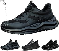 Safety Shoes for Men and Women Waterproof - Work Boots with Steel Toe Slip Resistant, Lightweight and Breathable