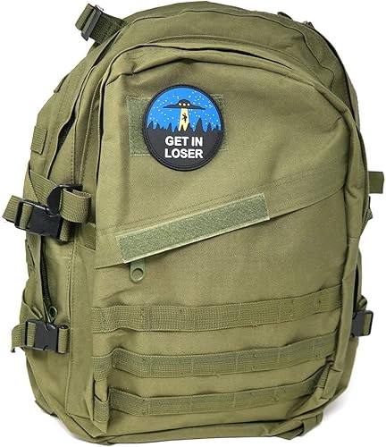 Miniatura 4 de Alien UFO Enthusiast PVC Hook and Loop Patch - Paquete de 2 parches tácticos