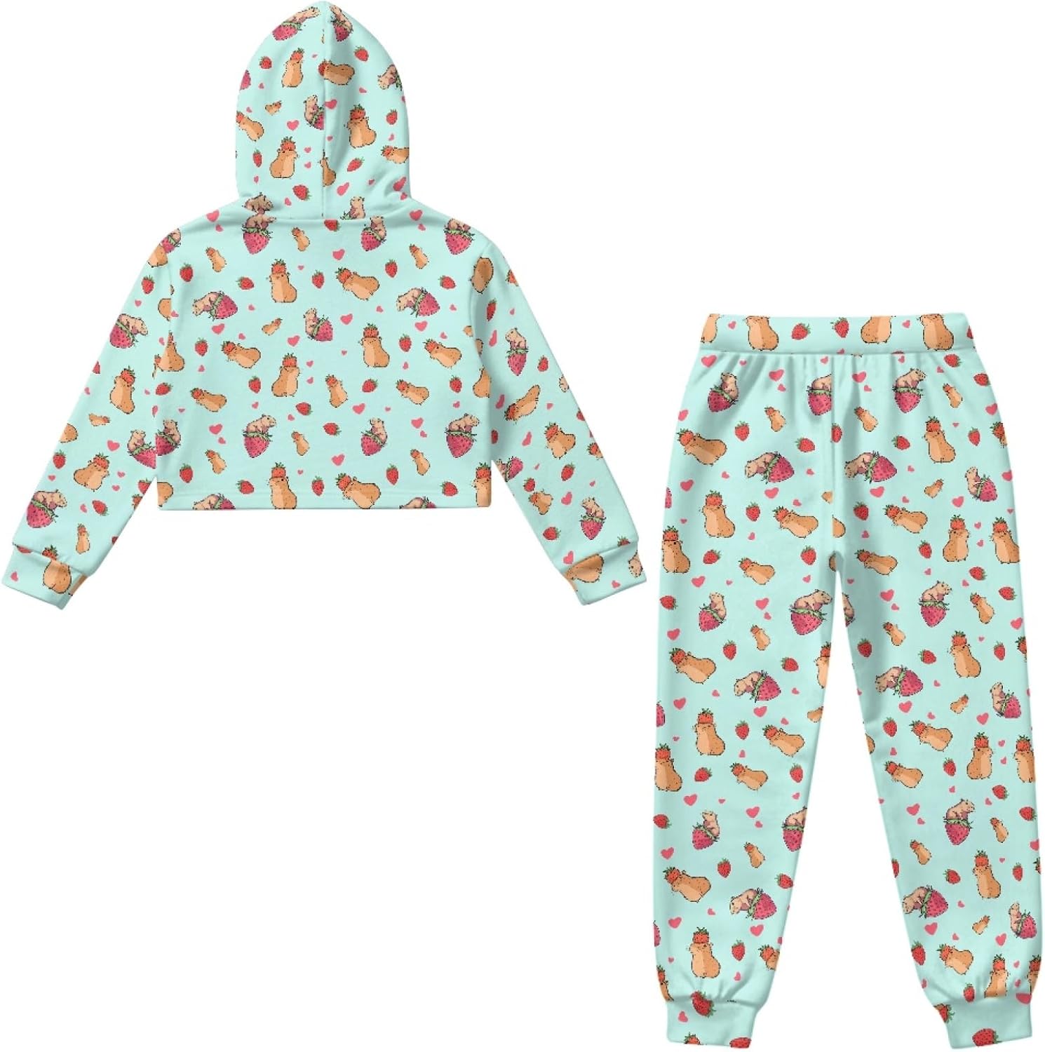 HUIACONG Kids Girls Sweatsuits for Children Boys Sweat Suit