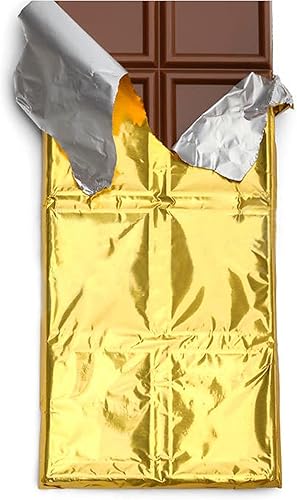 Envolturas de papel de aluminio para barra de caramelo, paquete de 500 hojas de aluminio, 6 x 7.5 pulgadas, envoltorios de papel de aluminio para