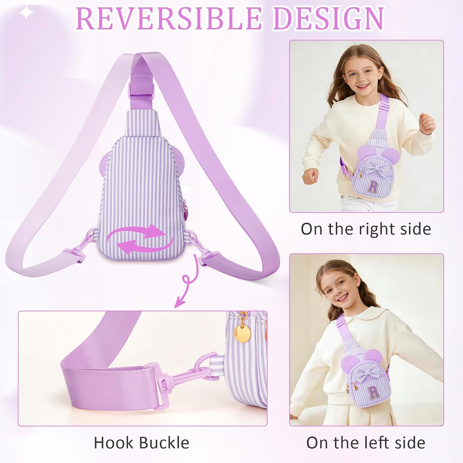 Initial Purse for Girls Kids,Birthday Gifts for 3-8 Years Old image 5