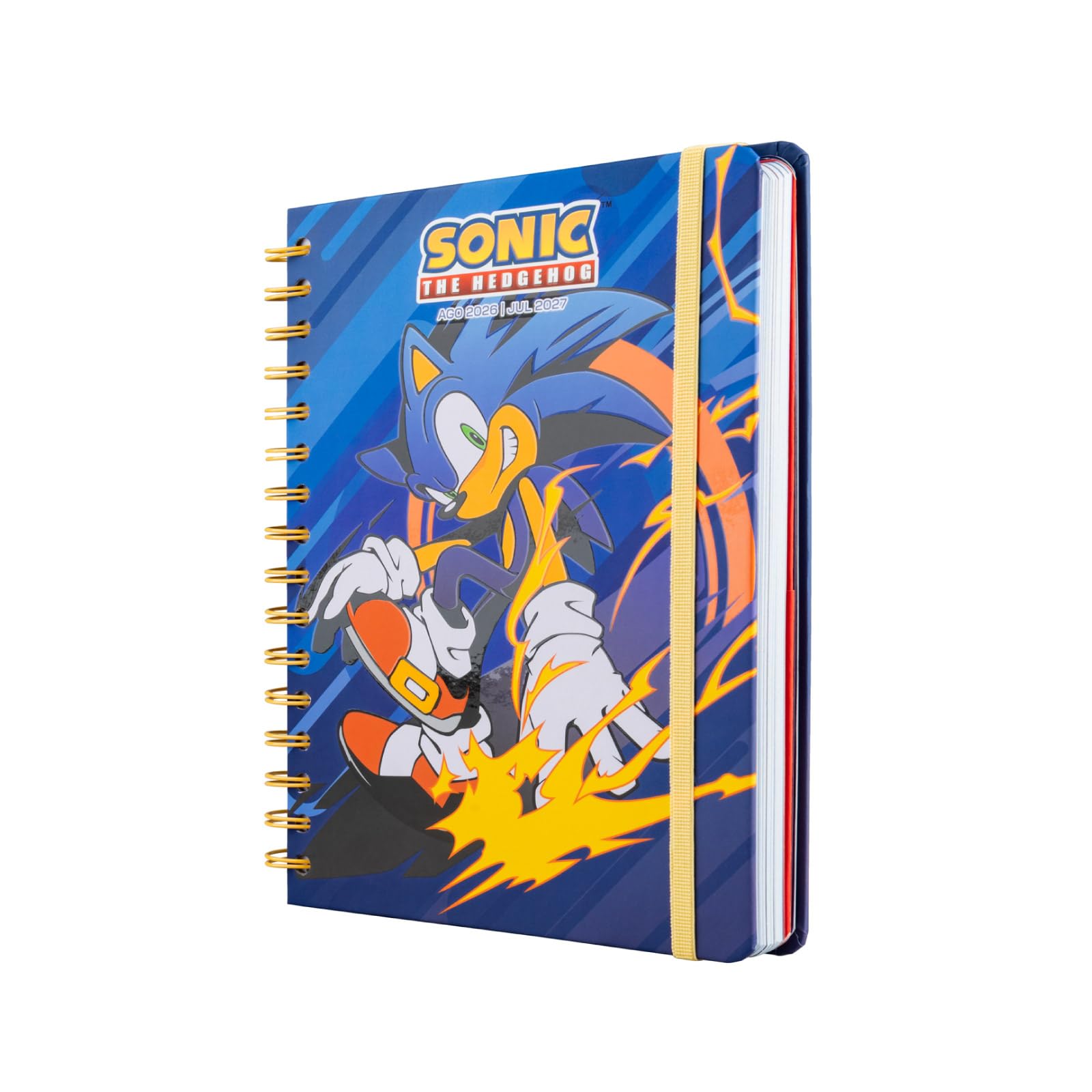Grupo Erik A5 Academic Diary 2026-2027 Week to View - Sonic the Hedgehog Gifts | Back to School Planner 2026-2027, Mid Year Diary 2026 2027, A5 Weekly Planner | Sonic Gifts