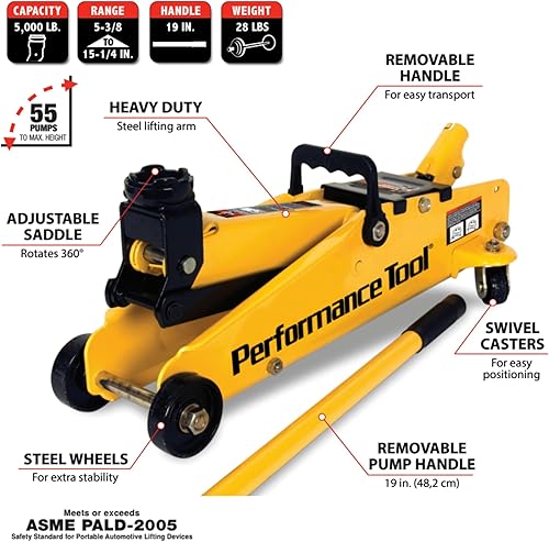 Vista 46 de Performance Tool Jack, gato compacto