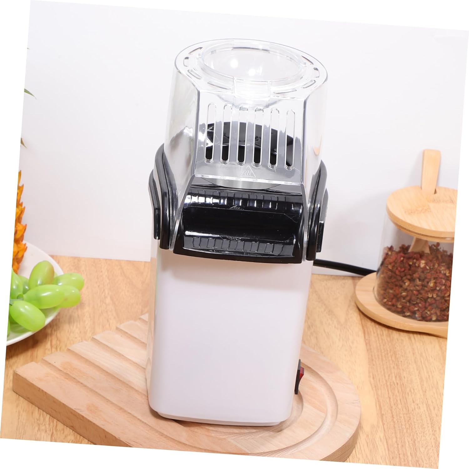 Alipis 110v Popcorn Making Machine Electric Popcorn Maker Air Popper Space-saving Design