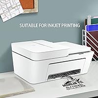 Vista 7 de Gwybkq Papel de transparencia para impresoras de inyección de tinta de 8.5 x 11 pulgadas, 100% transparente, 120 hojas