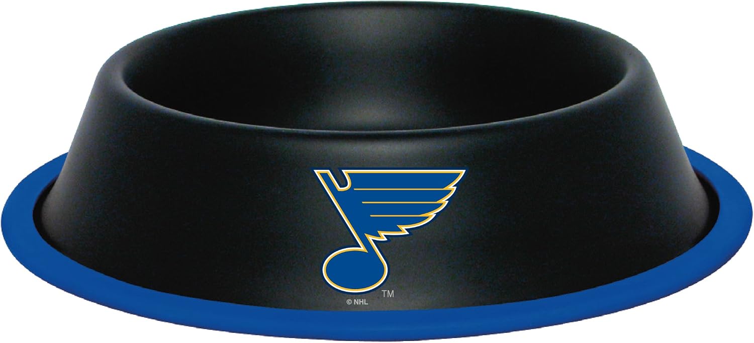 HUNTER NHL St. Louis Blues Black Gloss Pet Bowl