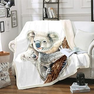 Erosebridal Koala Blanket Throw Twin 60