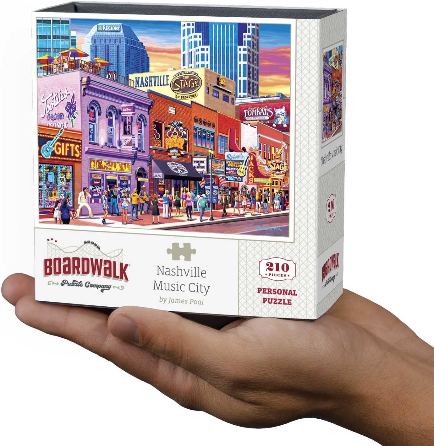 Nashville Music City by Boardwalk - Personal Puzzle - 210 Piece