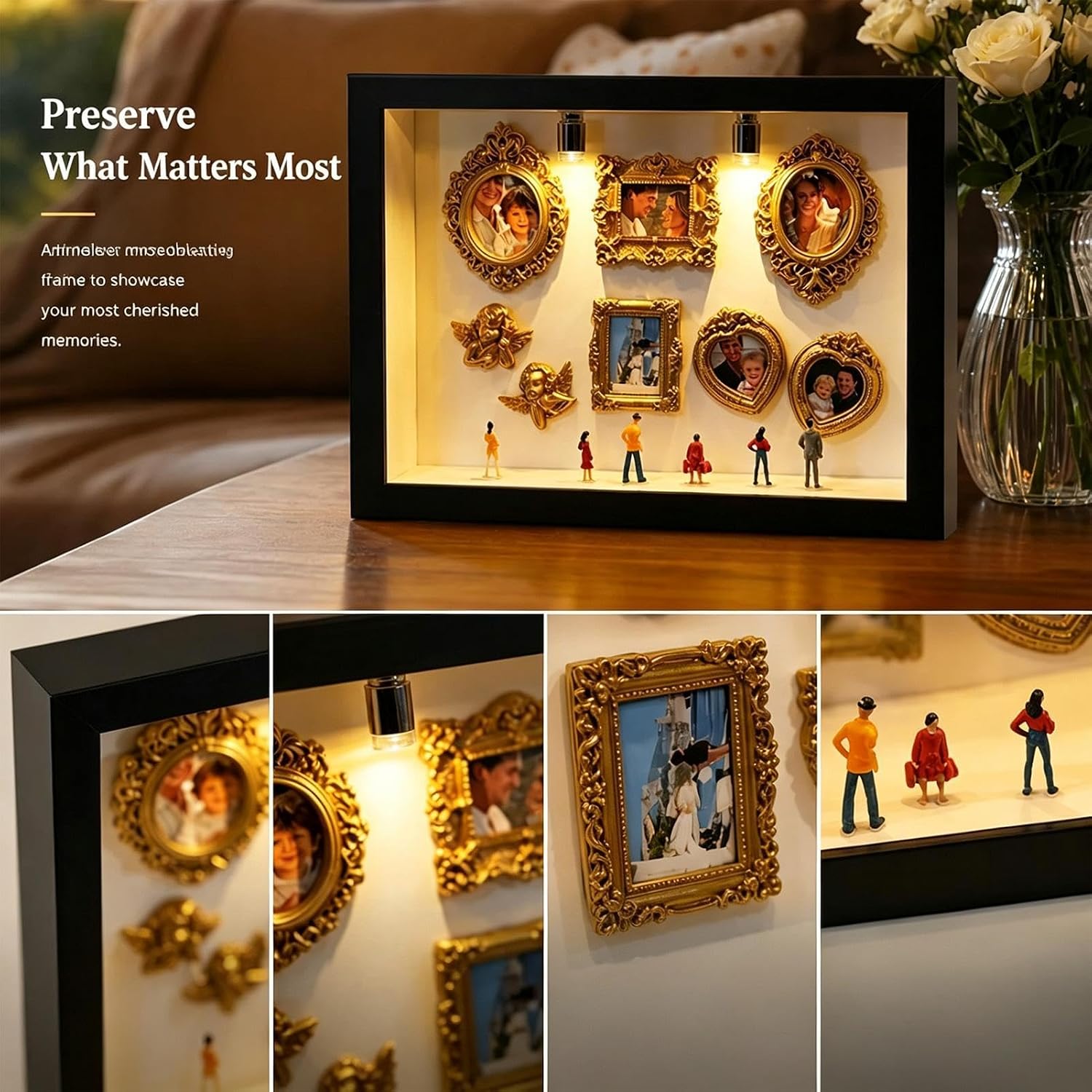 Museum Picture Frame Kit DIY Desk Ornaments