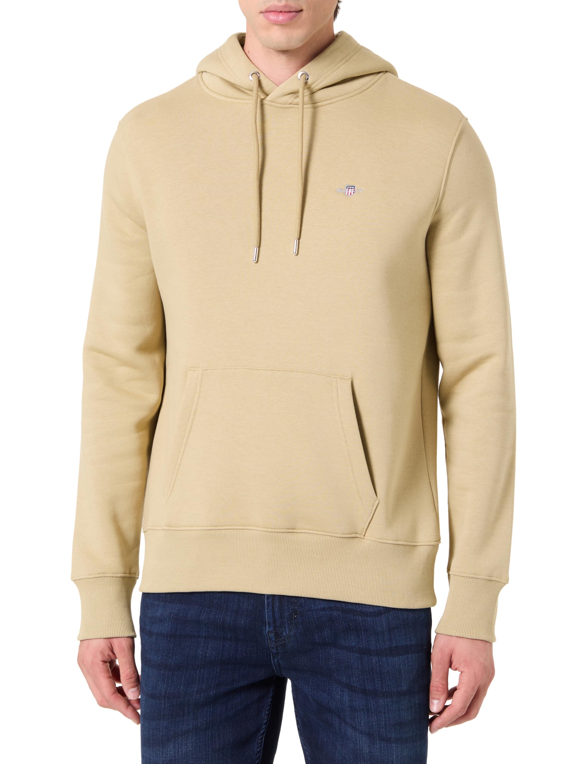 GANT REG Shield Hoodie, Woody Beige, XXL