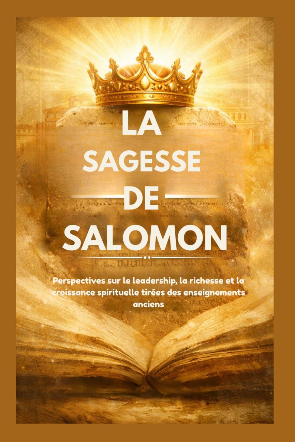LA SAGESSE DE SALOMON: Perspectives sur le leadership, la richesse et la croissance spirituelle tirées des enseignements anciens
