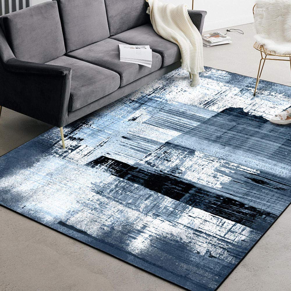 Tappeto Astratto Lavabile 200x300 Cm, Pelo Corto Con Antiscivolo, Per Soggiorno E Camera Da Letto