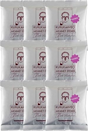 Mehmet Efendi Kafeinsiz T rk Kahvesi 50 G Folyo Ambalaj X 9 Adet 8690627421009