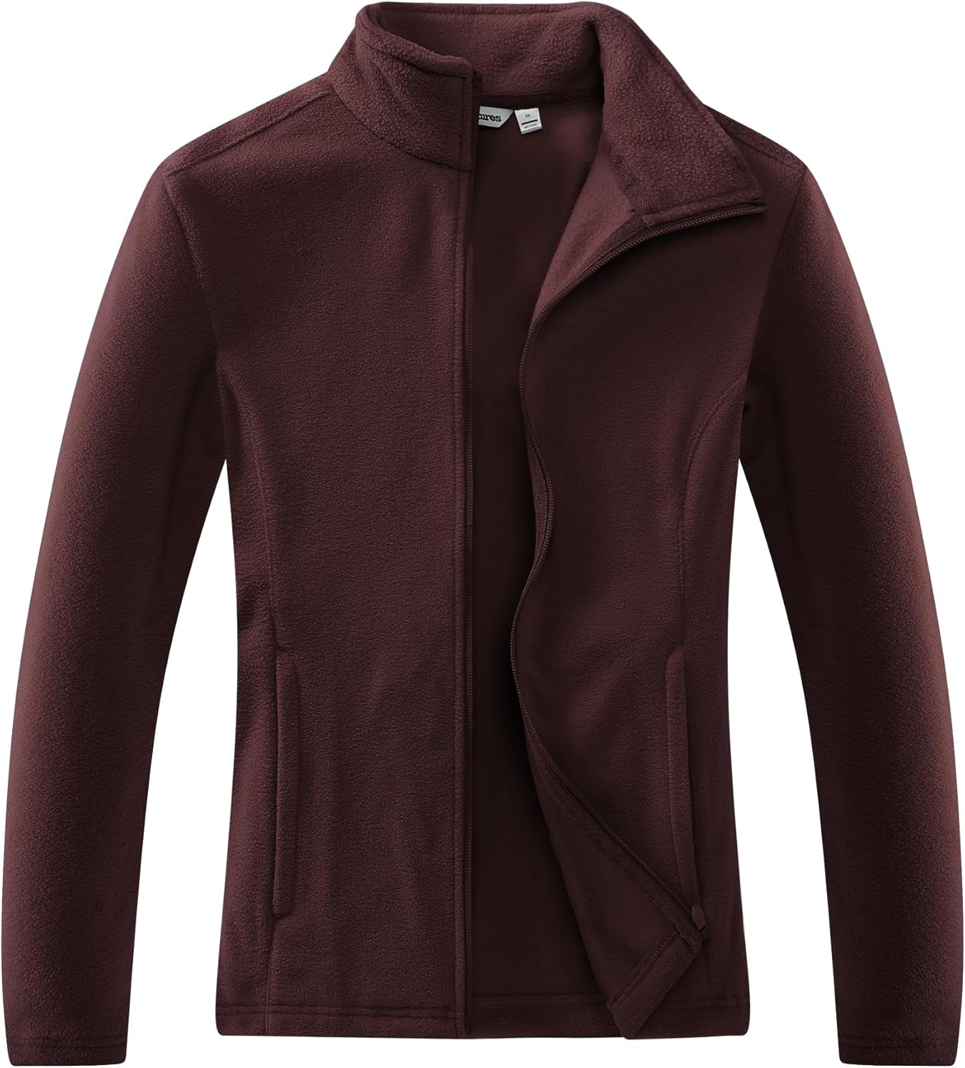 Outdoor Ventures Women's Lightweight Warm Zip Up Long-Sleeve Soft Polar Fleece Jacket for Fall Winter