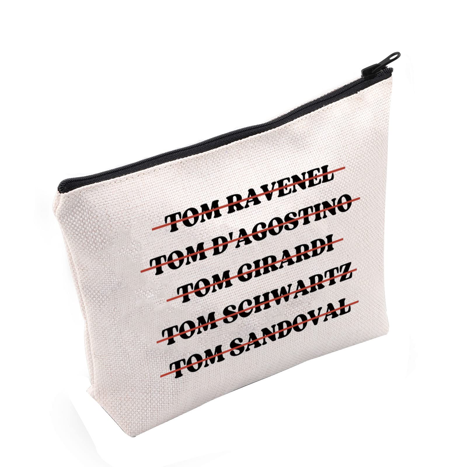 POFULLReality Inspired Gift TV Never Trust A Tom Cosmetic Bag For Fan Friends, Never Trust Tom Cosmetic Bag