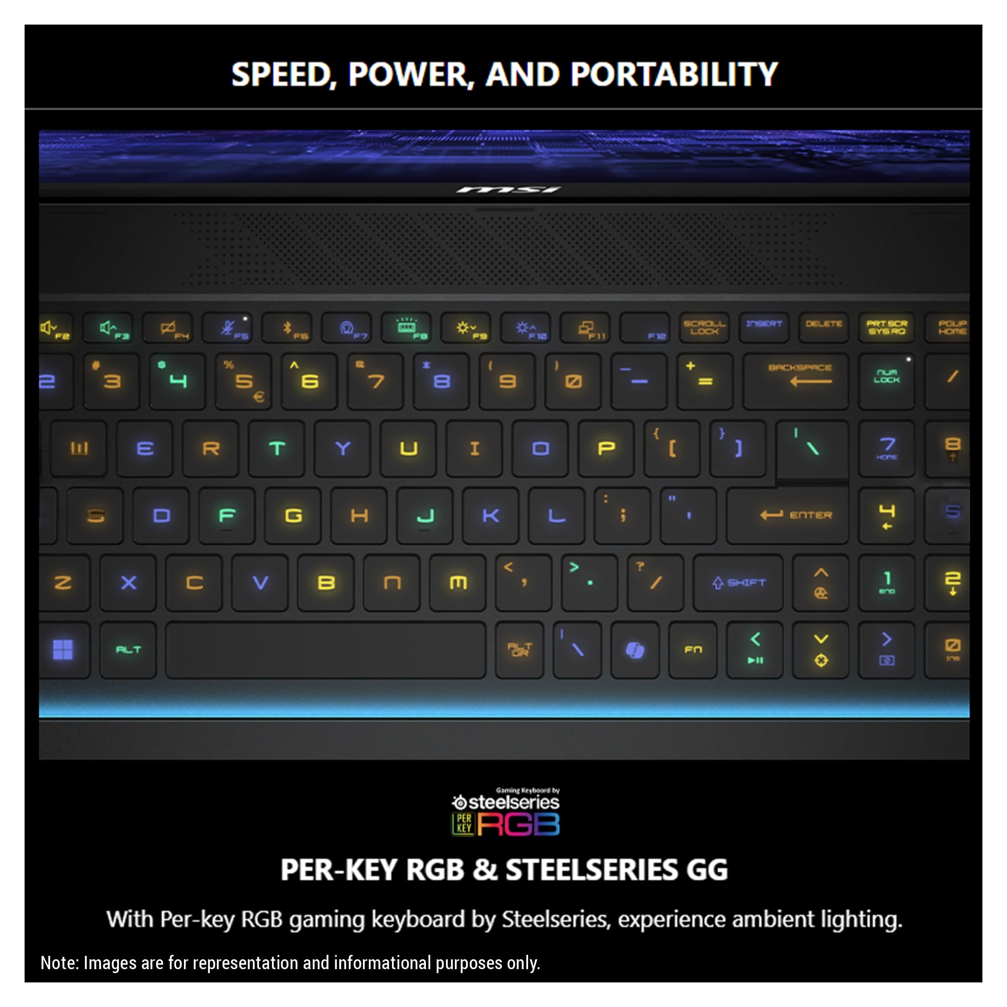 msi Stealth 18 AI Studio Gaming Laptop, Intel Ultra 9-185H, 32 GB DDR5 RAM, 2 TB PCle SSD, 18” QHD+ (2560x1600) 240Hz, Nvidia G-Force RTX 4080, Backlit Keyboard, W11 Pro