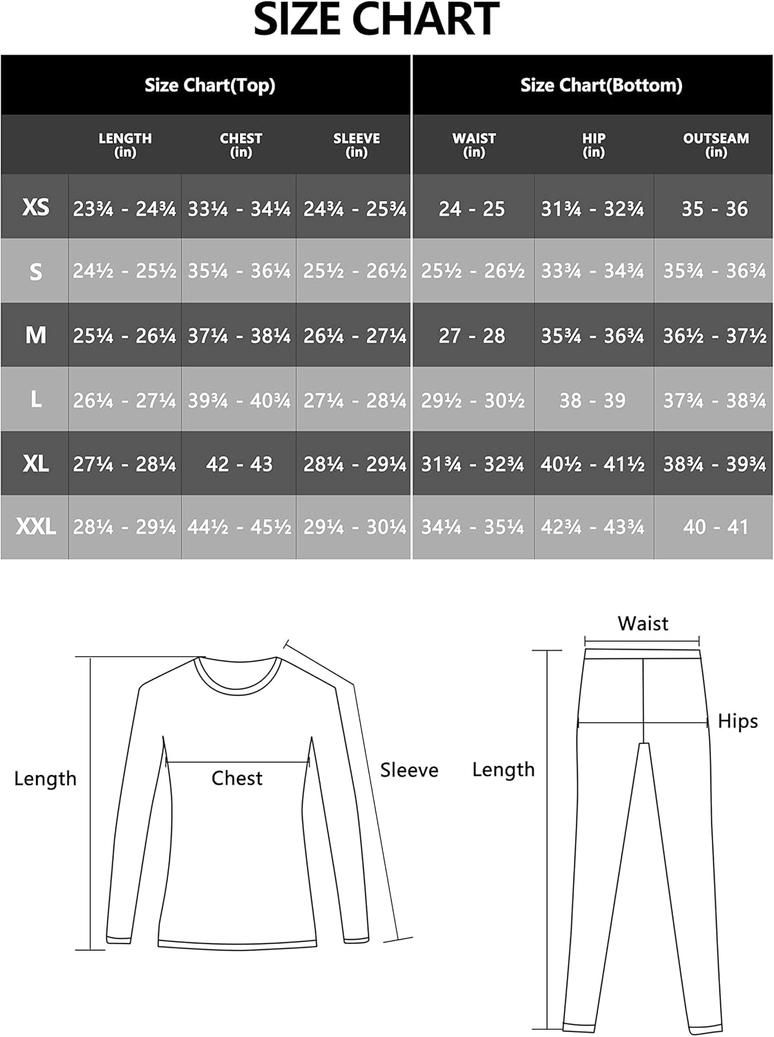 Dasawamedh Women's Fleece Thermal Underwear Set Lightweight Warm Base Layers Long Johns for Hiking Skiing Diving : Clothing, Shoes & Jewelry