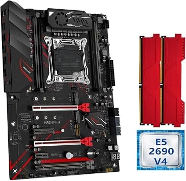 MACHINIST X99 Set Motherboard LGA 2011-3 Kit Xeon E5 2690 V4 CPU 32GB2x16G DDR4 ECC RAM Memory Sata M.2 Nvme ATX MR9A PRO MAX