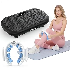 Merach Lymphatic Drainage Massager Vibration Plate Exercise Machine