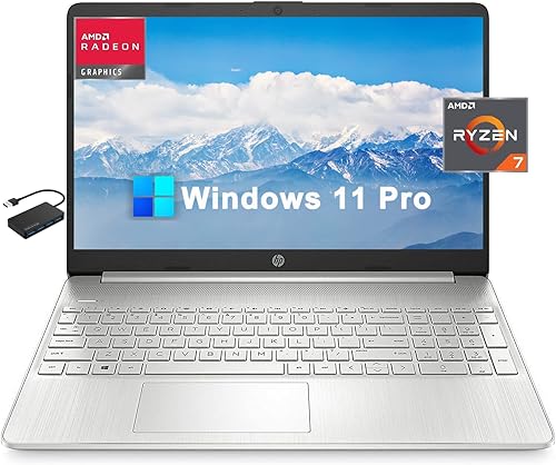 Windows 11 Pro Computadora portátil HP 15 de 156 pulgadas HD Business 8 núcleos AMD Ryzen 7 5700U Beats i7-1180G7 32 GB de RAM 1 TB PCIe SSD teclado