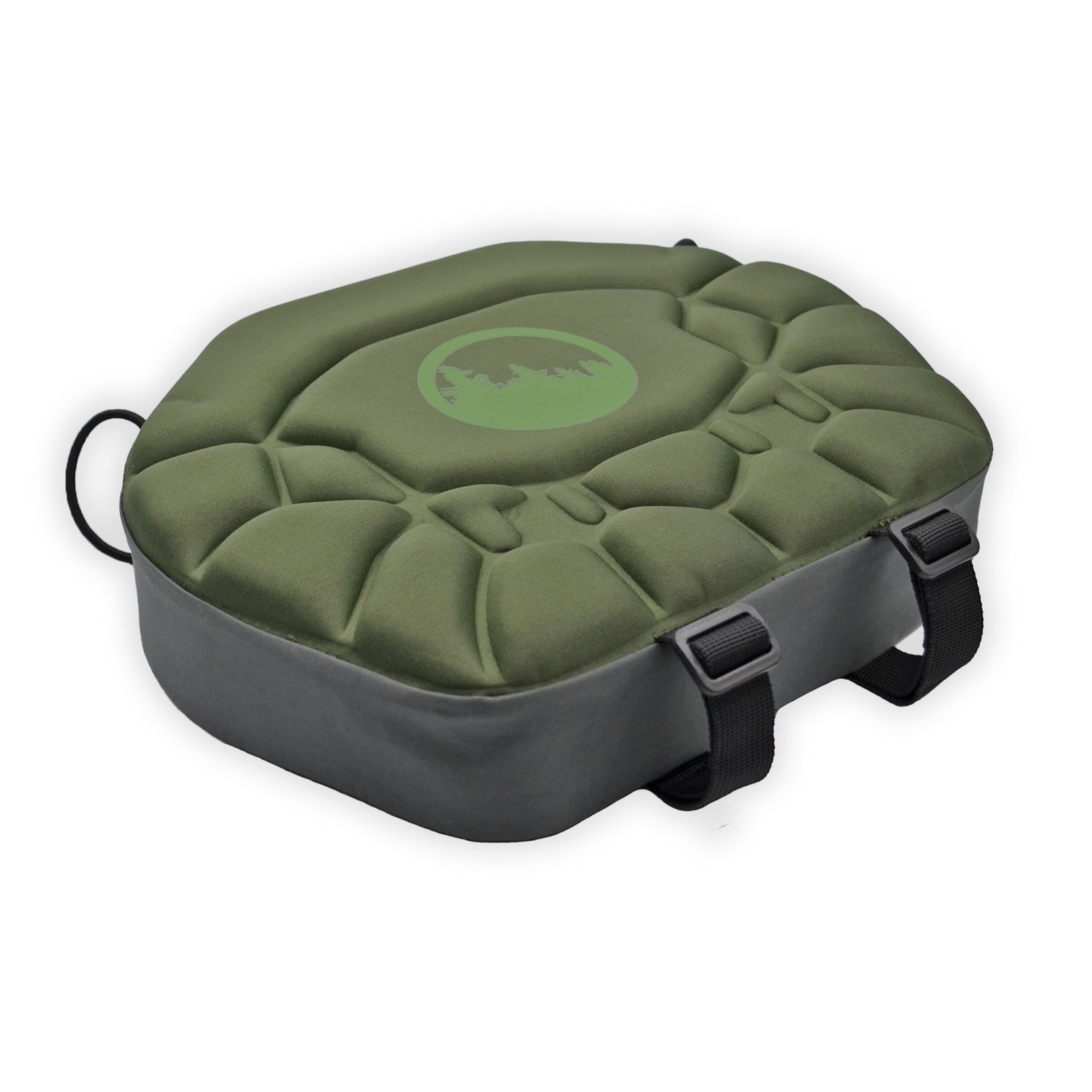 XOP Tour XL Hang On Treestand Seat Cushion - XOP Green and Storm Grey, Extra Large - 4 Layer Closed Cell Foam, Waterproof